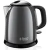 Image de Russell Hobbs Bouilloire Electrique [Ultra Compacte] Colours Plus Gris (1L, Ebullition Rapide, Ecoulement parfait, Niveau d'Eau Visible, Filtre Anticalcaire, Economie d'Energie) 24993-70