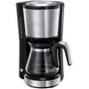 Image de Russell Hobbs Cafetière filtre Mini [Technologie WhirlTech pour extraction & arôme optimaux, Inox] Compact (5 tasses, verseuse en verre 0,6L, filtre permanent amovible inclus) 24210-56