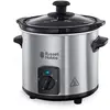 Image de Russell Hobbs Mijoteur Electrique [Programmable] Compact Home (2 L, Cuve en ceramique amovible, 3 Températures réglables, Maintien au chaud, Poignées thermo-isolées, Pieds antidérapants) 25570-56