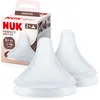 Image de Tétines pour biberons NUK Perfect Match, 6+ mois, S’adapte au palais de bébé, Évent anti-coliques, Sans BPA, Tétine universelle en silicone pour biberons, 2 pièces