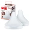 Image de Tétines pour biberons NUK Perfect Match, 3+ mois, S’adapte au palais de bébé, Évent anti-coliques, Sans BPA, TÉTINE M en silicone pour biberons, 2 pièces