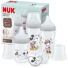 Image de NUK Perfect Match set de biberons | 0-6+ mois | S’adapte au palais de bébé | 3 biberons anti-coliques et tétine Space | Disney Mickey Mouse | 4 pièces