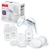 Image de Kit tire-lait manuel NUK | Coussinet en silicone souple | Levier ergonomique | 2 biberons Perfect Match | 150 ml | 2 pads jetables haute performance NUK