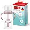 Image de NUK Perfect Match Tasse d’apprentissage avec paille pour bébé | 8+ mois | 260 ml | Tasse avec paille anti-fuite pour bébé | Poignées antidérapantes | Rose | Lot de 1