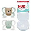 Image de NUK Perfect Match Air Tétines pour bébé | 0-6 mois | Ours/Grenouille