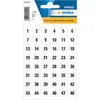 Image de HERMA Numbers 1-240 Lot de 5 feuilles autocollantes en papier Blanc 12 mm 12 mm