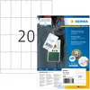 Image de HERMA Lot de 2000 étiquettes imprimables par feuille A4, 100 feuilles, 42 x 70 mm, 2000 étiquettes de prix rectangulaires vierges pour bijoux pour imprimante laser et jet d'encre, blanc