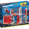 Image de Playmobil 9462 Caserne de Pompiers avec hélicoptère- City Action- Les Pompiers- Les Pompiers Pompier