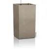 Image de Lechuza   Pot de Fleurs d’Extérieur et d'Intérieur   Stone Canto   Réserve d'Eau Intégrée   Coloris Beige Sable   30 x 30 x 56 cm