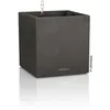 Image de Lechuza Canto Stone Cube 40 Kit Complet, Plastique, Noir Graphite, 40 x 40 x 40 cm
