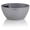 Image de Lechuza   Pot de Fleurs d’Extérieur et d'Intérieur   Stone Cubeto   Réserve d'Eau Intégrée   Coloris Gris Pierre   Ø 30 x 13 cm