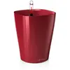 Image de Lechuza   Pot de Fleurs d'Interieur   Deltini   Réserve d'Eau Intégrée   Coloris Rouge Scarlet   Ø 14 x 18 cm