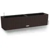 Image de Lechuza   Pot de Fleurs d’Extérieur et d'Intérieur   Cottage Balconera   Réserve d'Eau Intégrée   Coloris Moka   79 x 19 x 19 cm