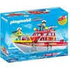 Image de Playmobil - Bateau de Sauvetage et Pompiers - 70147