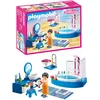 Image de Playmobil 70211 Salle de Bain avec Baignoire - Dollhouse - avec Un Personnage, Une Douche, des Toilettes et des Accessoires de Toilette - pour aménager la Grande Maison - Dès 4 Ans