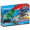 Image de Playmobil 70569 Poursuite En Parachute Avec Hélicoptère De Police