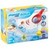 Image de Playmobil 1.2.3 70637 Grand Toboggan Aquatique et Animaux Marins - avec Personnage, des Animaux et des Accessoires - Mes Premiers Apprendre en s'amusant - pour Les Tout-Petits 18-36 Mois