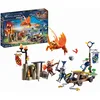 Image de Playmobil 71210 Chevalier Novelmore Combattant Burnham Raider - Novelmore - avec Deux Personnages, Un Dragon et Une catapulte avec Boulet - Chevalier - Histoire & Imaginaire - Dès 4 Ans