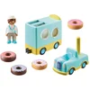 Image de Playmobil 1.2.3 Jeu De Construction De Camion De Donuts