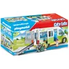 Image de Playmobil 71329 Bus Scolaire - City Life - avec Trois Personnages, Un Bus Scolaire avec Le Toit Amovible, Un Fauteuil Roulant, des Sacs à Dos et des Accessoires - Dès 4 Ans