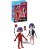 Image de Playmobil 71336 Miraculous : Marinette & Ladybug - Miraculous - Comprend Marinette, Ladybug, Kwami Tikki et Divers Accessoires - Les Aventures de Ladybug et Chat Noir - Dès 4 Ans