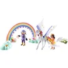 Image de Playmobil Jeu De Construction Peaso Avec Arc-en-ciel Dans Les Nuages