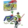 Image de Playmobil 71434 Agents Entretien voirie avec équipement - City Action - Comprend Deux Personnages et des Accessoires pour Nettoyer l'espace Public - Dès 4 Ans