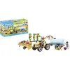 Image de Playmobil 71442 Fermier avec Tracteur et citerne - Country - avec des Animaux et 2 Personnages - Jouet fabriqué avec Plus de 80% de matériaux recyclés ou biosourcés en Moyenne. Dès 4 Ans