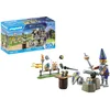 Image de Playmobil 71447 Novelmore : Chevalier et décorations de fête - Embarquez pour Un Voyage passionnant dans Le Monde des Chevaliers - Dès 4 Ans