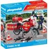 Image de PLAYMOBIL Set Pompiers et Moto