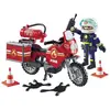 Image de Playmobil Camion De Pompiers Sur Le Lieu De L'accident Jeu De Construction