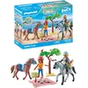 Image de Playmobil 71470 Amélia et Ben avec Chevaux