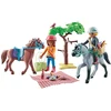 Image de Playmobil Excursion à Cheval à La Plage Avec Amelia Et Ben Jeu De Construction