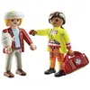 Image de Playmobil Jeu De Construction Ambulancier Avec Patient