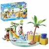 Image de Playmobil Promo Pack 71529 Vacanciers avec Piscine et Bain à remous - Comprenant Un Toboggan et Une Pompe Fonctionnelle Ainsi qu'une Pieuvre Qui pulvérise de l'eau - Univers myLife - Dès 4 Ans
