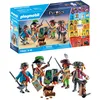Image de Playmobil 71533 MyFigures : Pirates - Prenez Le Large et embarquez pour Une Chasse au trésor en mer - Set de Plusieurs Personnages à Personnaliser - Pirates - Dès 5 Ans