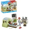 Image de Playmobil 71618 Scanner médical avec patiente - Action Heroes - Comprend Deux Personnages, Un Appareil équipé d'un écran et d'une sonde à ultrasons, Ainsi Que des Accessoires - Dès 4 Ans