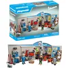 Image de Playmobil 71620 Garage Vespa 60s - Comprend Deux Personnages, Une Vespa, Un Mur de Garage en 2 Parties, Une Plateforme élévatrice Mobile Ainsi Que des Accessoires - Dès 5 Ans
