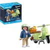 Image de Playmobil 71621 1969 Vespa 150 Sprint Veloce, Vert Clair - Comprend Un Personnage, Une Vespa, Deux selles Ainsi Que des Accessoires - Dès 5 Ans
