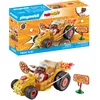 Image de Playmobil 71634 Pizzaïolo et Kart Funstars - Comprend Un Personnage, Un Kart avec Moteur rétractable Ainsi Que des Accessoires - Dès 4 Ans