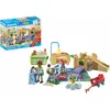 Image de Playmobil 71649 Assistante Maternelle et bébés - MyLife Promo Pack - Comprenant Cinq Personnages, Une Tour de Jeu, Un Toboggan et de Nombreux Accessoires adorables - Dès 4 Ans