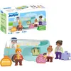 Image de Playmobil 71682 Junior : Autocar de Voyage - Comprenant des pièces de Bagages et Quatre Figurines - Jouet fabriqué à partir de matière d'origine végétale - Dès 12 Mois