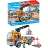 Image de Playmobil | Action Heroes | Camion de Chantier avec Grue | Jouet pour Enfants | Set de Construction | Jouet pour Enfants à partir de 4 Ans | 71750