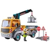 Image de Playmobil Figurine De Camion De Chantier Avec Grue