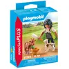 Image de Playmobil Figurine De Femme Avec Des Chèvres