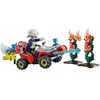 Image de PLAYMOBIL - Figurine et Véhicule Pompeur. Quad de Pompier avec un Arbuste Enflammé pour des Heures de Jeu.