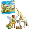 Image de Playmobil | Magic Unicorns | Licorne de Collection Fleur d'arc-en-Ciel avec fée | avec Accessoires interchangeables et détails Magiques | Cadeau Parfait pour Les Enfants à partir de 4 Ans | 71840