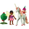 Image de Playmobil Jeu De Construction à Collectionner Licorne Rose Du Ciel Avec Fée