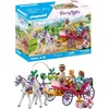 Image de Playmobil | Princess Magic | Promenade en Carrosse Royal avec la Princesse et Le Prince | Jouet Princesse | Jouet Conte de fées pour Enfants à partir de 4 Ans | 71846