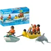 Image de Playmobil | Vacation on The Beach | Tour en Bateau Banane | Jouet à partir de 4 Ans | Cadeau pour Enfants | Stimule la créativité | Plaisir de l'eau avec Figurines & Jet Ski | 71905